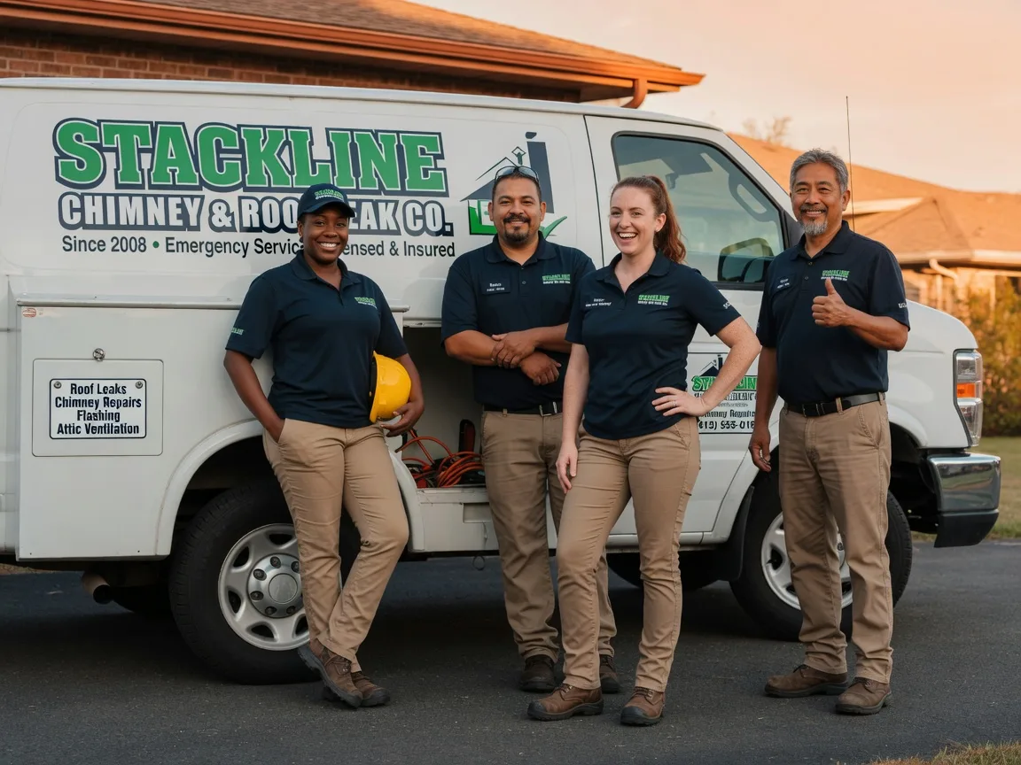 Chimney flashing repair company in Mcneil, AR
